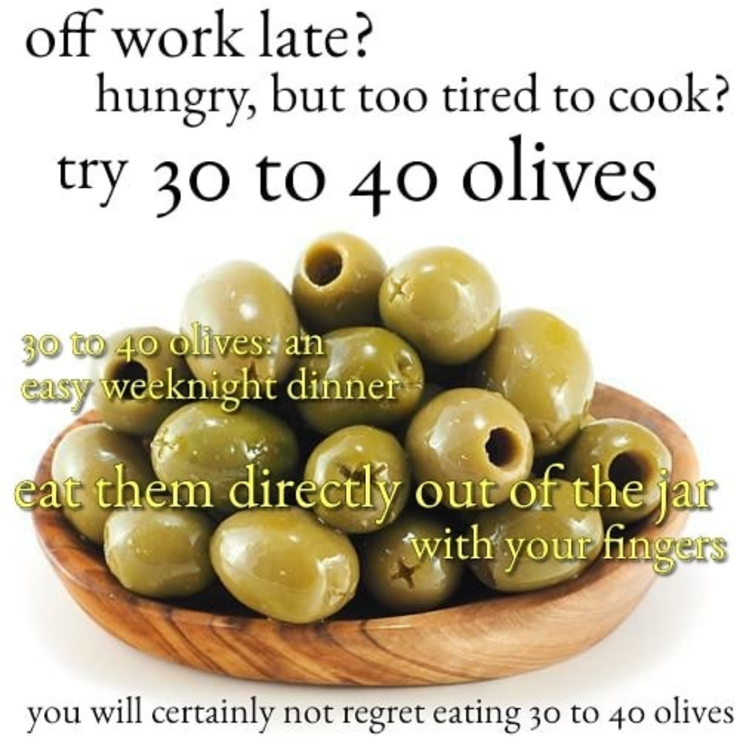 30 to 40 Olives